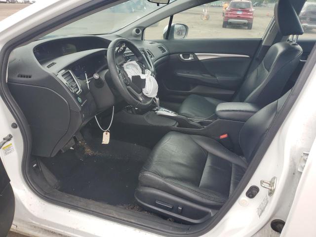 19XFB2F96FE228512 - 2015 HONDA CIVIC EXL WHITE photo 7