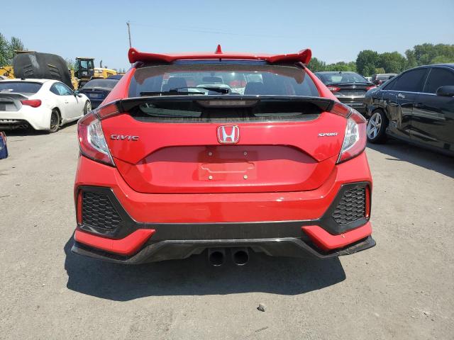 SHHFK7G40JU201095 - 2018 HONDA CIVIC SPORT 红色 照片 6