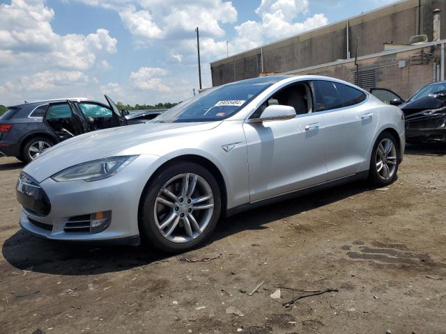 5YJSA1CN3DFP11699 - 2013 TESLA MODEL S ვერცხლისფერი ფოტო 1