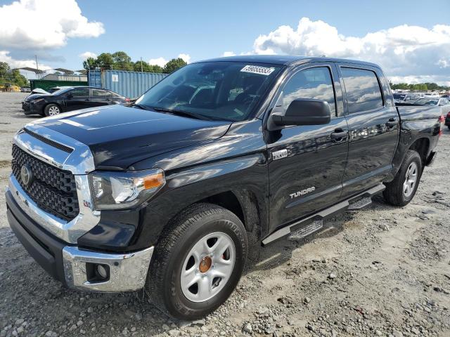 5TFEY5F16MX293444 - 2021 TOYOTA TUNDRA CREWMAX SR5 BLACK photo 1