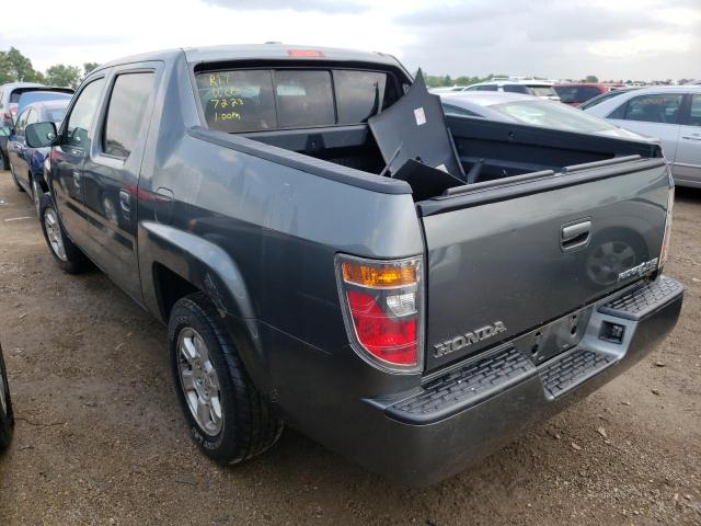 2HJYK16508H507943 - 2008 HONDA RIDGELINE RTL GRAY photo 2