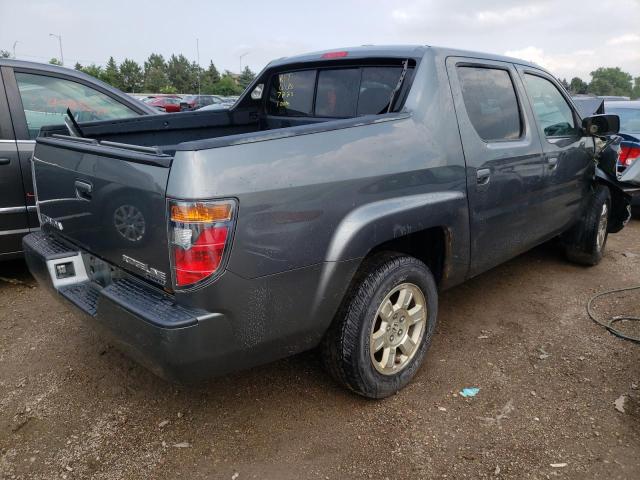 2HJYK16508H507943 - 2008 HONDA RIDGELINE RTL GRAY photo 3