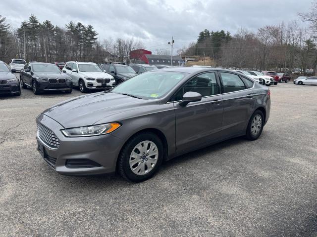3FA6P0G76DR210414 - 2013 FORD FUSION S GRAY photo 2