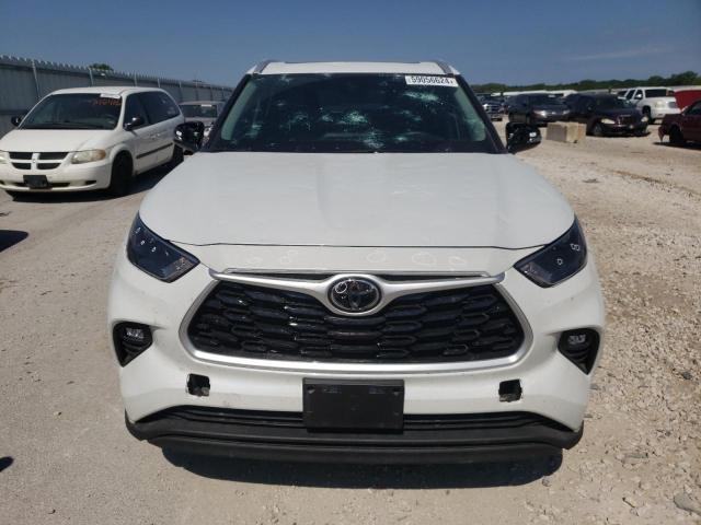 5TDGZRBHXNS570829 - 2022 TOYOTA HIGHLANDER XLE WHITE photo 5