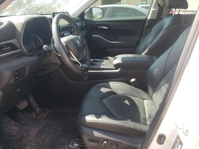 5TDGZRBHXNS570829 - 2022 TOYOTA HIGHLANDER XLE WHITE photo 7