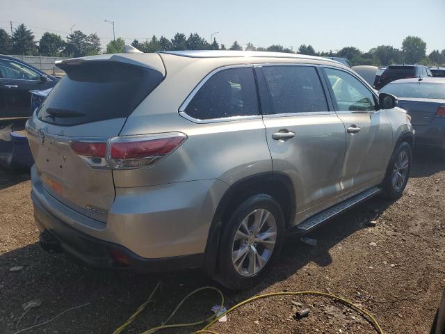 5TDJKRFH6FS075050 - 2015 TOYOTA HIGHLANDER XLE 银色 照片 3
