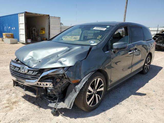5FNRL6H96KB087850 - 2019 HONDA ODYSSEY ELITE Grau Foto 1