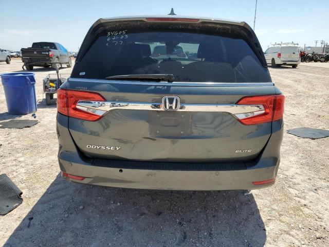 5FNRL6H96KB087850 - 2019 HONDA ODYSSEY ELITE GRAY photo 6