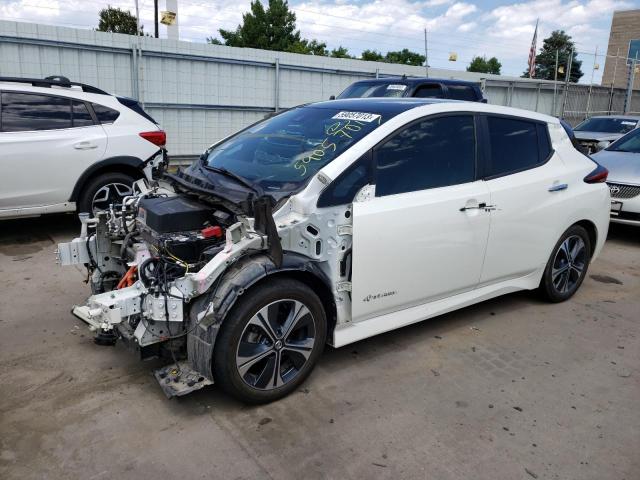 1N4AZ1CPXJC315886 - 2018 NISSAN LEAF S WHITE photo 1