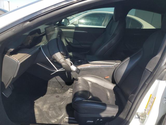 5YJSA1E53MF443119 - 2021 TESLA MODEL S Blanco foto 7