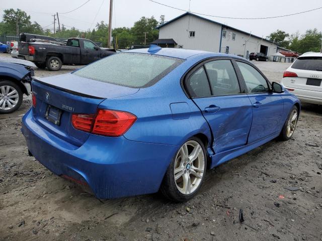 WBA3B3G57FNT17020 - 2015 BMW 328 XI BLUE photo 3