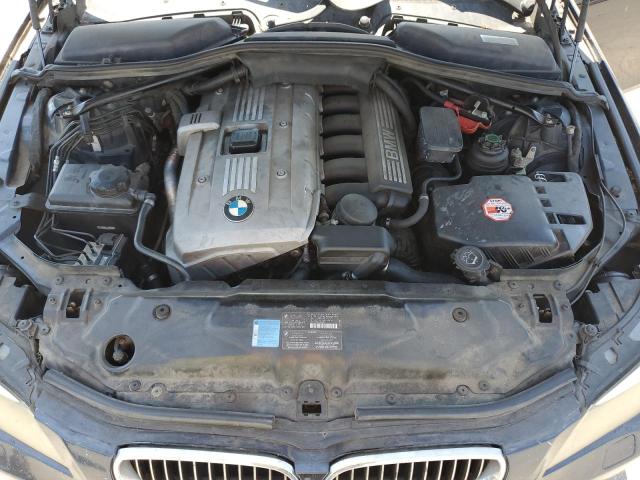 WBANE535X7B992641 - 2007 BMW 5 SERIES I BLACK photo 11