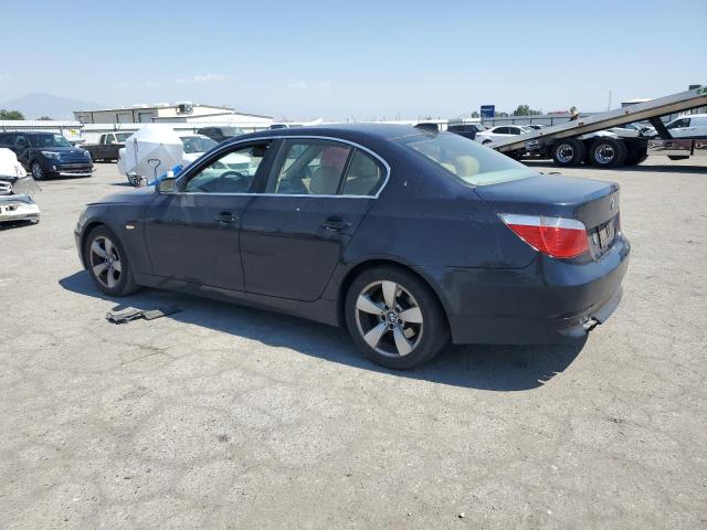 WBANE535X7B992641 - 2007 BMW 5 SERIES I BLACK photo 2