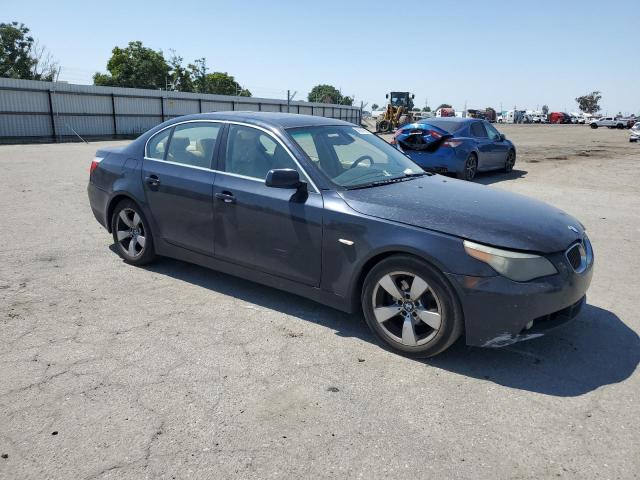 WBANE535X7B992641 - 2007 BMW 5 SERIES I BLACK photo 4