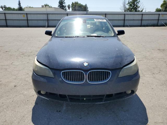 WBANE535X7B992641 - 2007 BMW 5 SERIES I BLACK photo 5