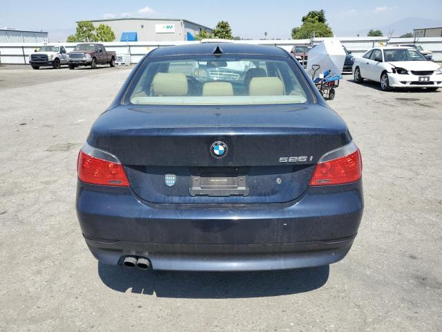 WBANE535X7B992641 - 2007 BMW 5 SERIES I BLACK photo 6
