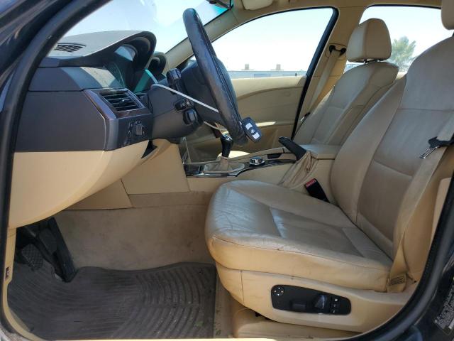 WBANE535X7B992641 - 2007 BMW 5 SERIES I BLACK photo 7