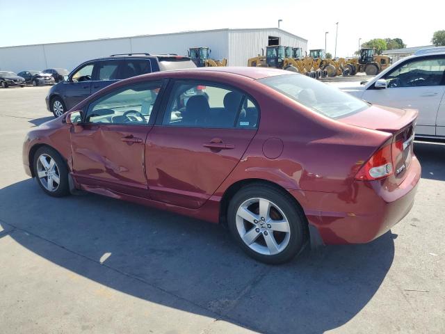 2HGFA16699H361293 - 2009 HONDA CIVIC LX-S RED photo 2