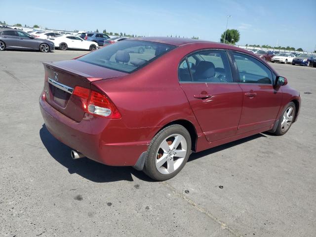 2HGFA16699H361293 - 2009 HONDA CIVIC LX-S RED photo 3