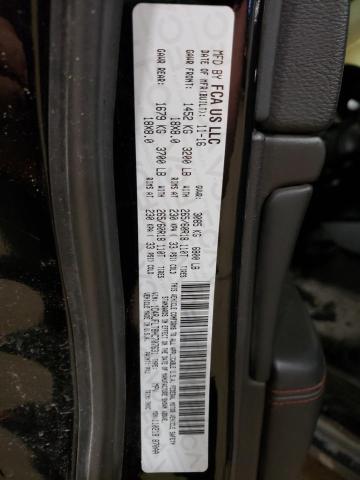 1C4RJFLT8HC707631 - 2017 JEEP GRAND CHER TRAILHAWK Սև լուսանկար 12