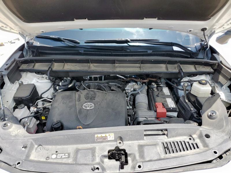 5TDGZRBH7NS571310 - 2022 TOYOTA HIGHLANDER XLE WHITE photo 12