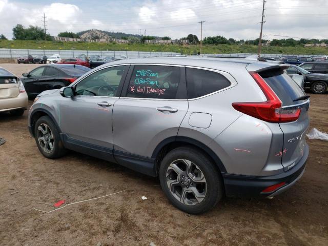 JHLRW2H81KX006849 - 2019 HONDA CR-V EXL SILVER photo 2