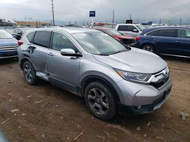 JHLRW2H81KX006849 - 2019 HONDA CR-V EXL SILVER photo 4