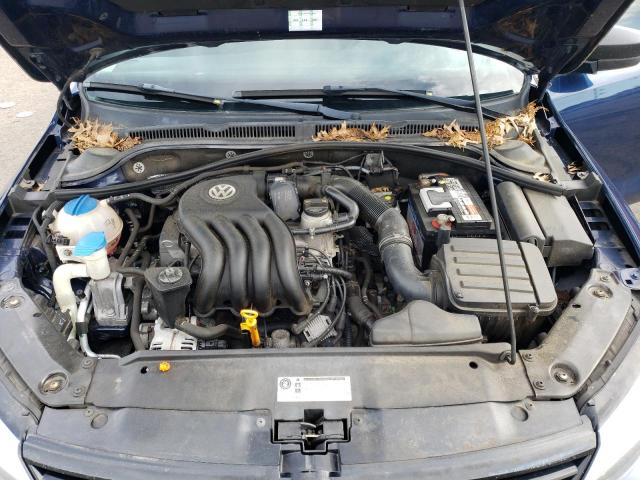 3VW2K7AJ0CM341559 - 2012 VOLKSWAGEN JETTA BASE Mavi foto 11