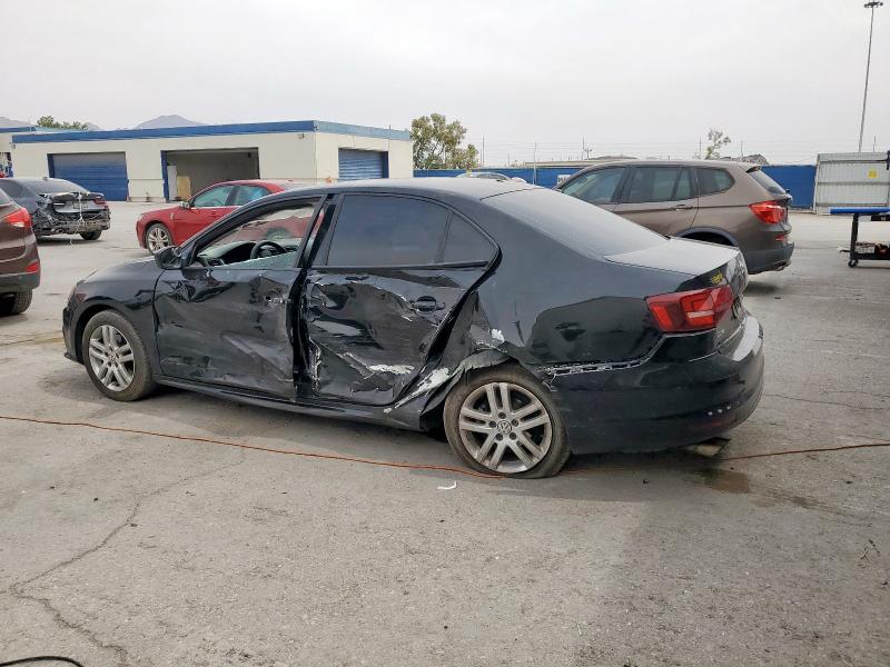 3VW2B7AJ5JM231605 - 2018 VOLKSWAGEN JETTA S BLACK photo 2