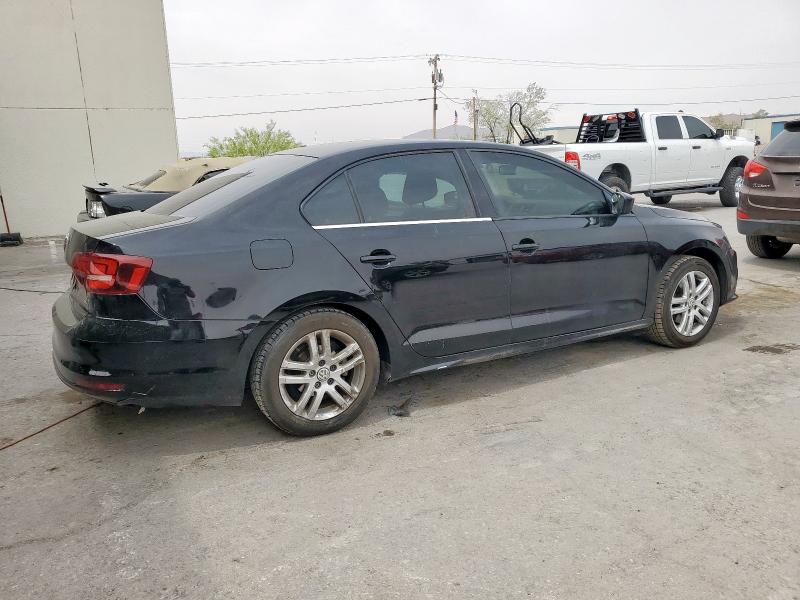 3VW2B7AJ5JM231605 - 2018 VOLKSWAGEN JETTA S BLACK photo 3