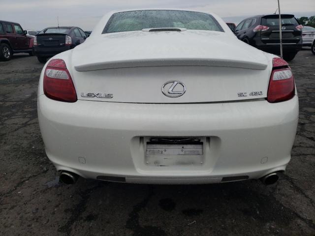 JTHFN48Y620008053 - 2002 LEXUS SC 430 WHITE photo 6