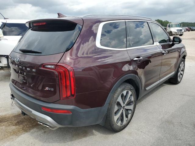 5XYP6DHC0LG026888 - 2020 KIA TELLURIDE S BURGUNDY photo 3