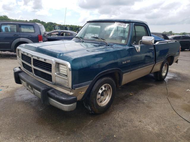 1B7GE16Y9PS147743 - 1993 DODGE D-SERIES D150 GREEN photo 1