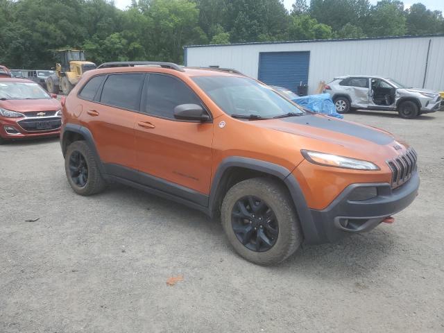 1C4PJMBS5FW551886 - 2015 JEEP CHEROKEE TRAILHAWK ORANGE photo 4