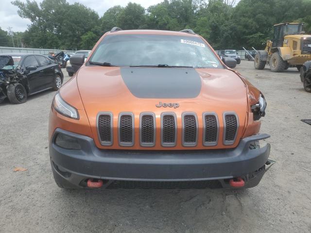 1C4PJMBS5FW551886 - 2015 JEEP CHEROKEE TRAILHAWK ORANGE photo 5