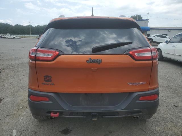 1C4PJMBS5FW551886 - 2015 JEEP CHEROKEE TRAILHAWK ORANGE photo 6