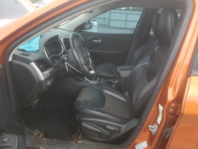 1C4PJMBS5FW551886 - 2015 JEEP CHEROKEE TRAILHAWK ORANGE photo 7