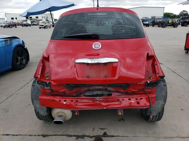 3C3CFFKR3GT136456 - 2016 FIAT 500 EASY RED photo 6