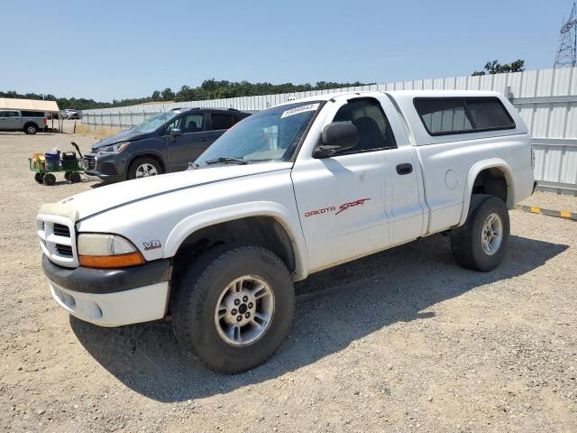 1B7GG26Y8XS125703 - 1999 DODGE DAKOTA WHITE photo 1