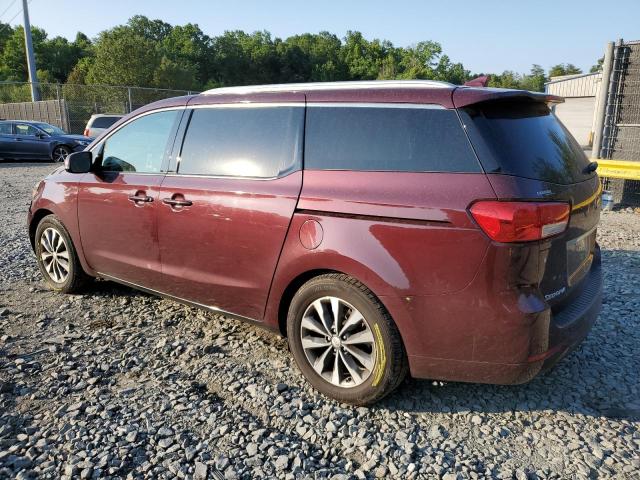 KNDMC5C15G6135590 - 2016 KIA SEDONA EX BURGUNDY photo 2