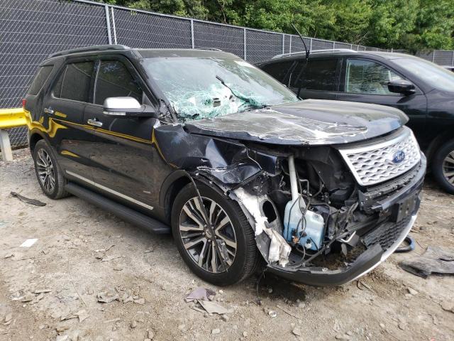 1FM5K8HTXHGD80346 - 2017 FORD EXPLORER PLATINUM BLACK photo 4