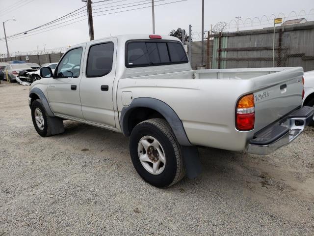 5TEGN92N82Z054775 - 2002 TOYOTA TACOMA DOUBLE CAB PRERUNNER GRAY photo 2