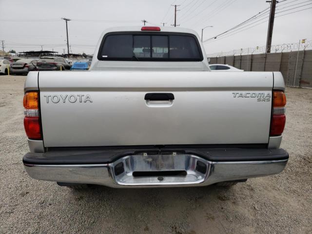 5TEGN92N82Z054775 - 2002 TOYOTA TACOMA DOUBLE CAB PRERUNNER GRAY photo 6