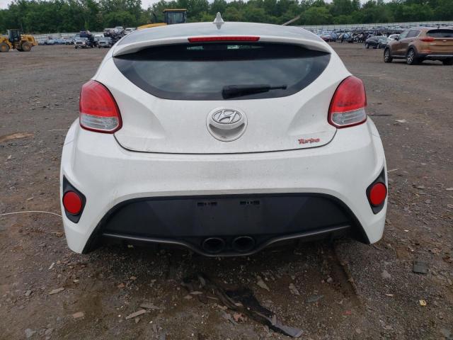 KMHTC6AE3DU179100 - 2013 HYUNDAI VELOSTER TURBO WHITE photo 6