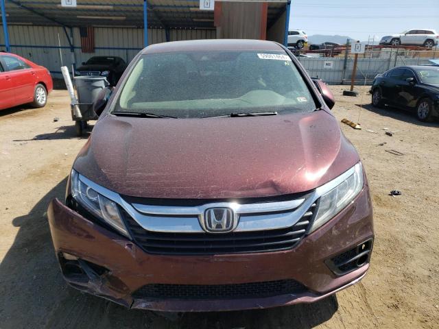 5FNRL6H75KB111621 - 2019 HONDA ODYSSEY EXL MAROON photo 5