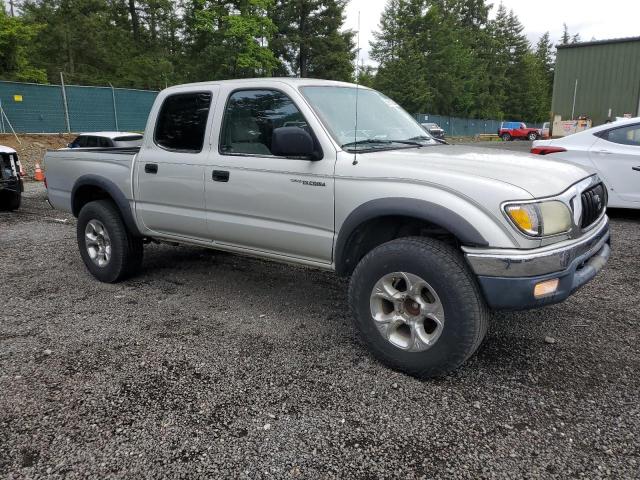5TEGM92N01Z837848 - 2001 TOYOTA TACOMA DOUBLE CAB PRERUNNER SILVER photo 4