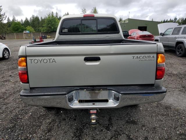 5TEGM92N01Z837848 - 2001 TOYOTA TACOMA DOUBLE CAB PRERUNNER SILVER photo 6