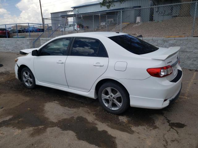 2T1BU4EE7BC673014 - 2011 TOYOTA COROLLA BASE WHITE photo 2