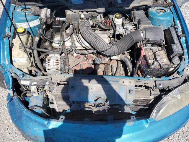 1G1JC1247VM100090 - 1997 CHEVROLET CAVALIER BASE BLUE photo 11