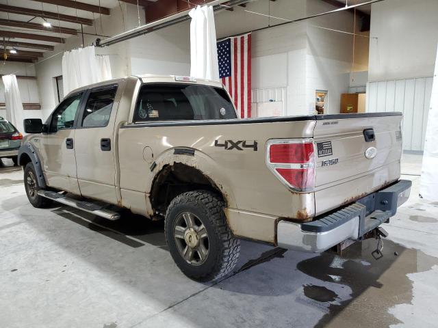 1FTFW1ET8BFA80150 - 2011 FORD F150 SUPERCREW TAN photo 2